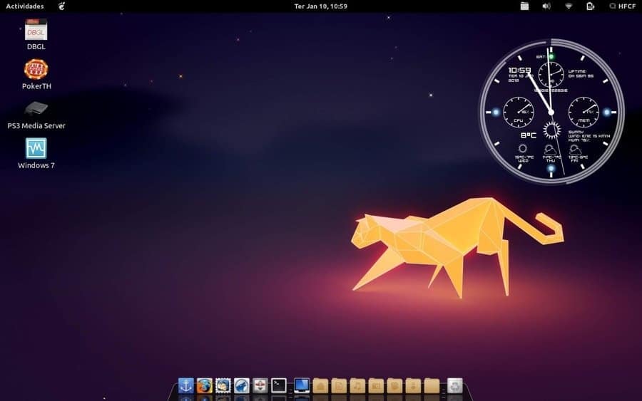 Conky Chronograph theme